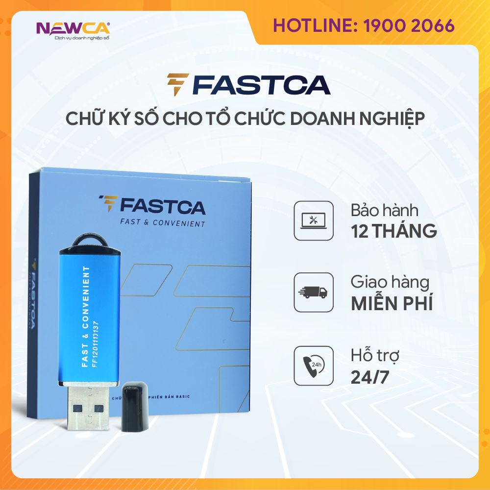 Dịch vụ CTS FastCA chuyển đổi 2 năm từ NewCA